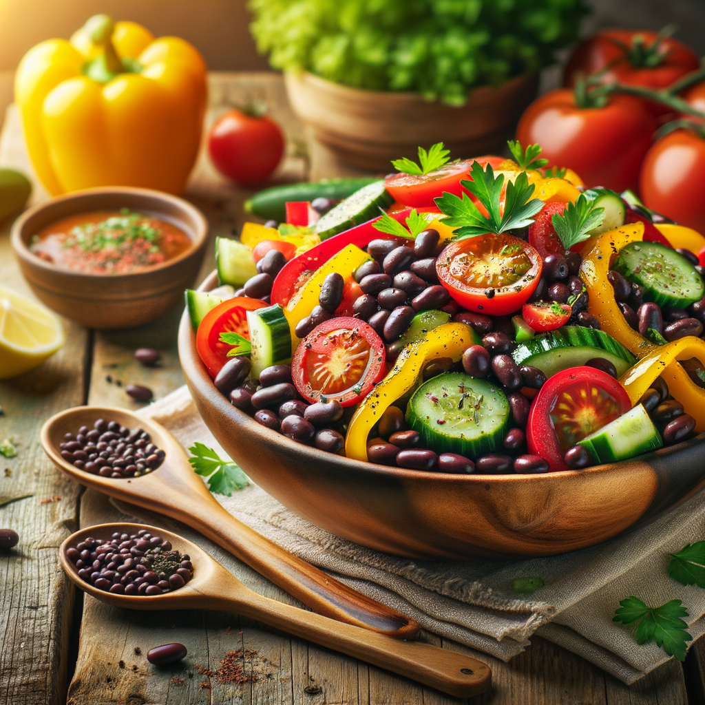 Black Bean and Veggie Salad Recipe