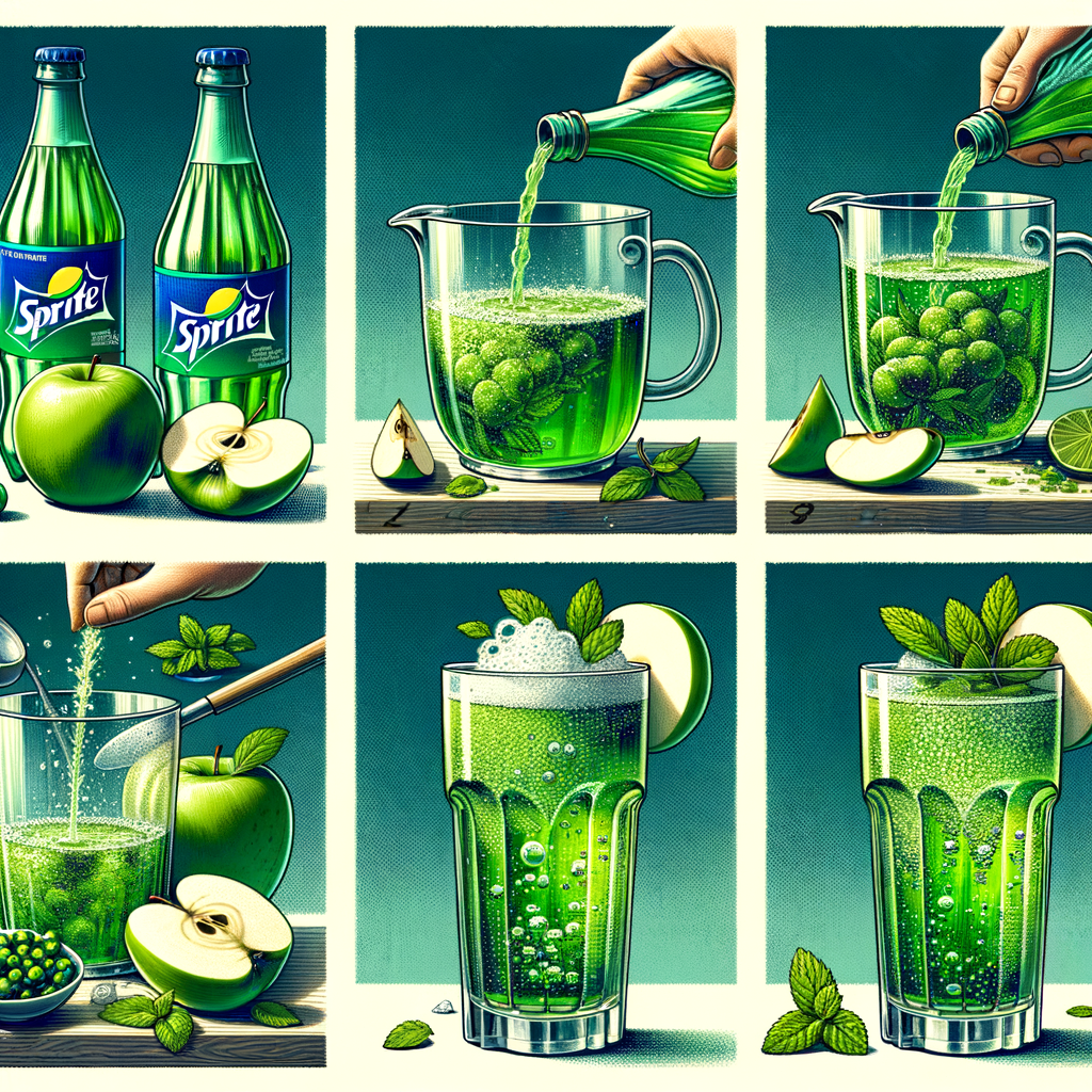 Green Apple Sprite Mocktail Recipe