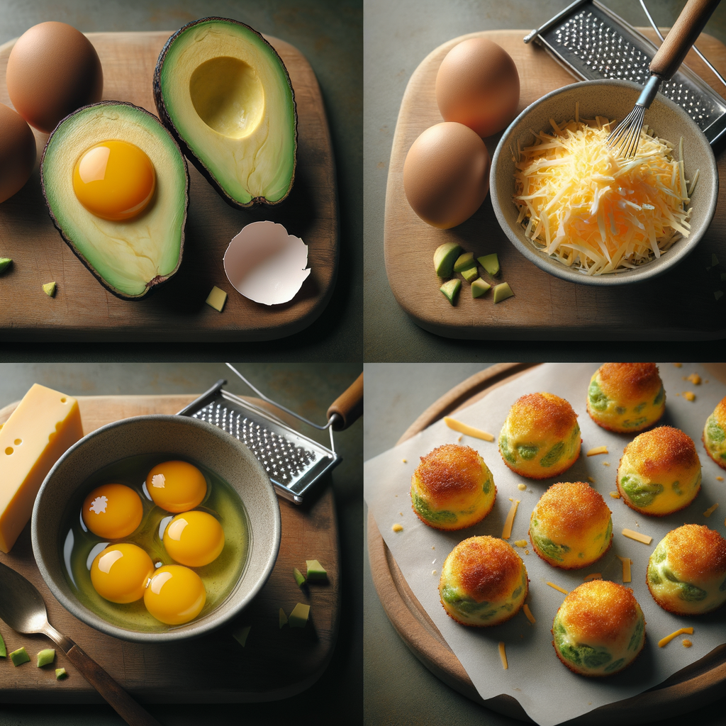 Gluten-Free Cheesy Avocado Egg Bites Recipe