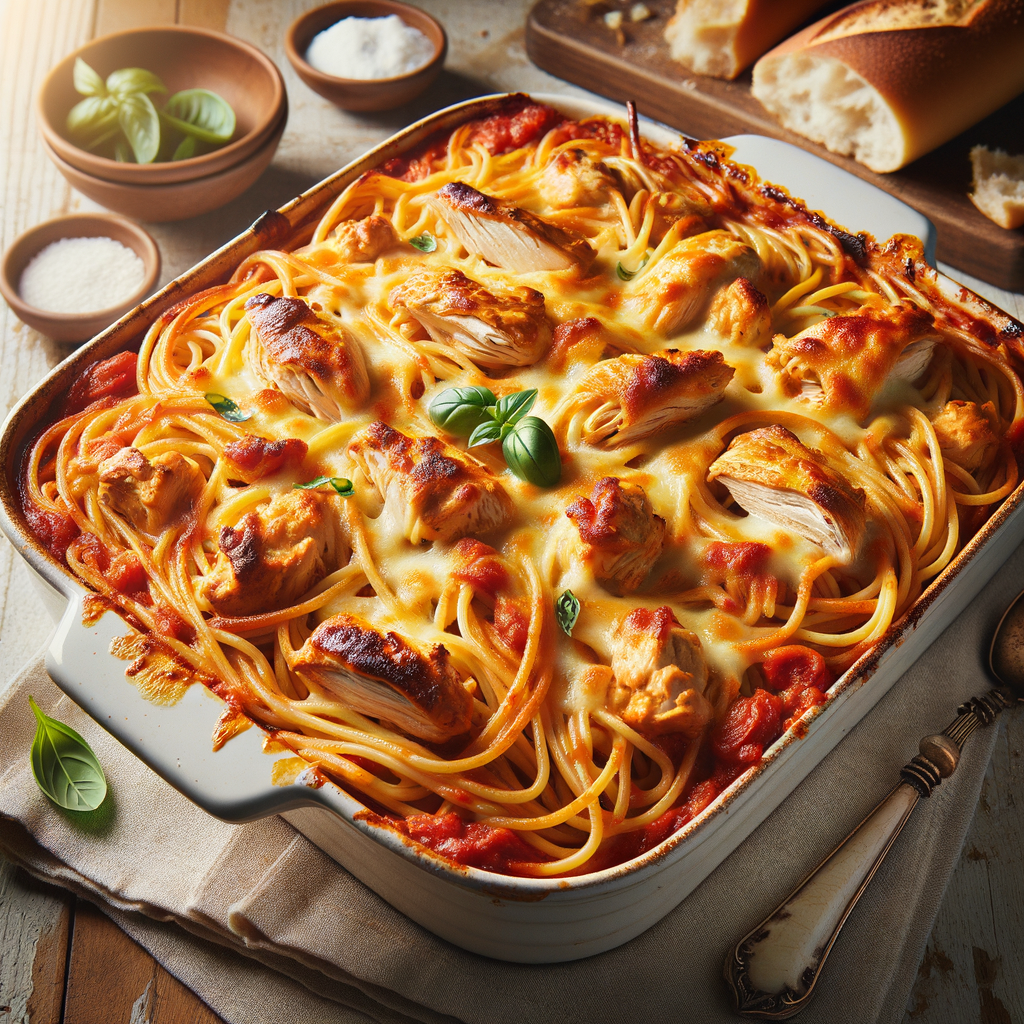 Chicken Spaghetti Casserole Recipe