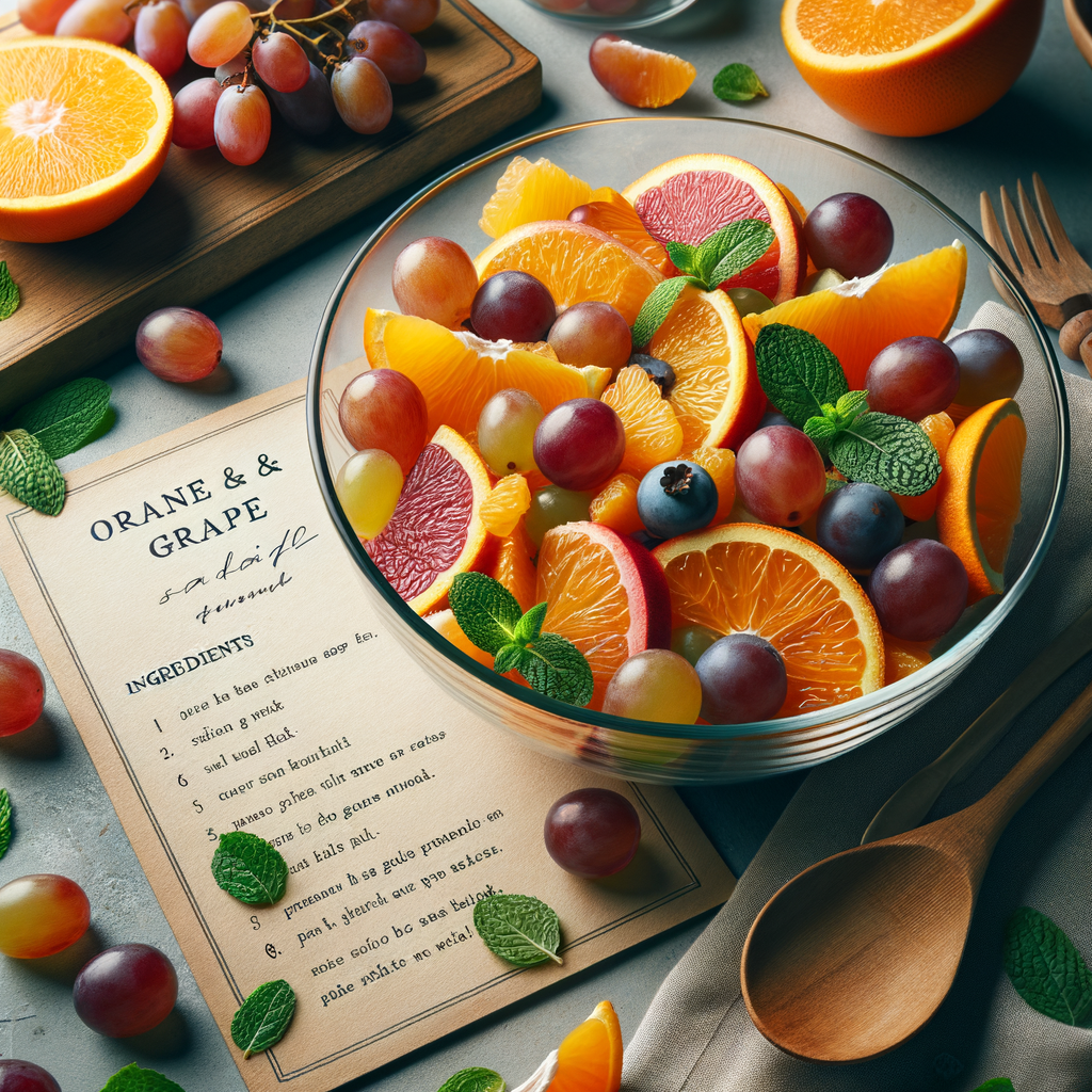 Orange-Grape Fruit Salad Recipe