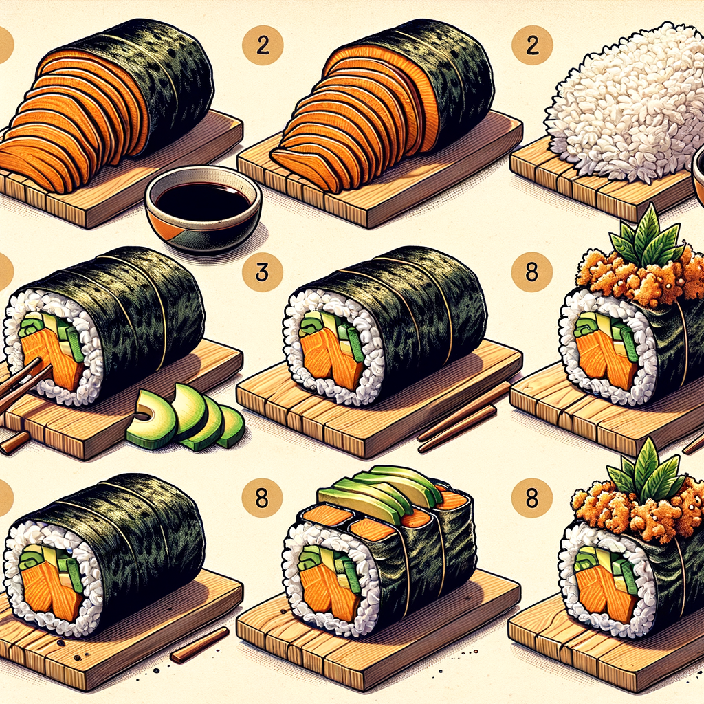 Sweet Potato Tempura Sushi Roll Recipe