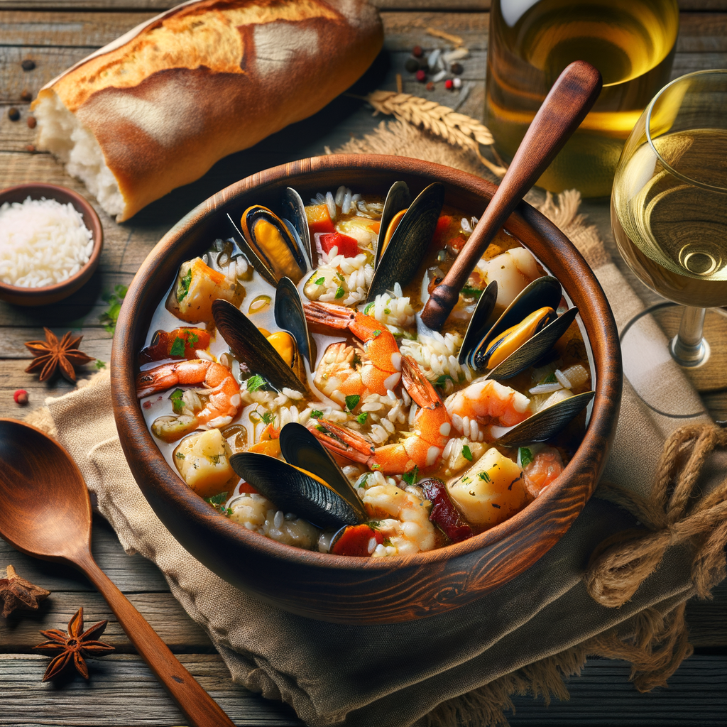 Slavic Seafood Rice Stew Recipe - A Hearty and Flavorful Dinner