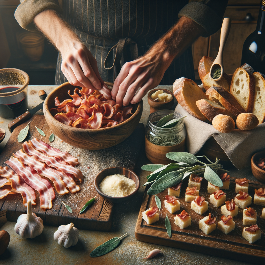 Italian Bacon and Sage Snack Bites Recipe