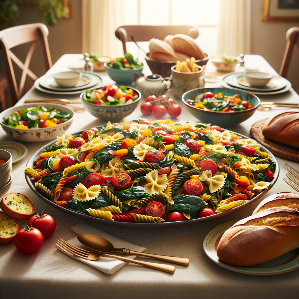 Veggie Pasta Dinner - A Hearty & Nutritious Meal for the Family