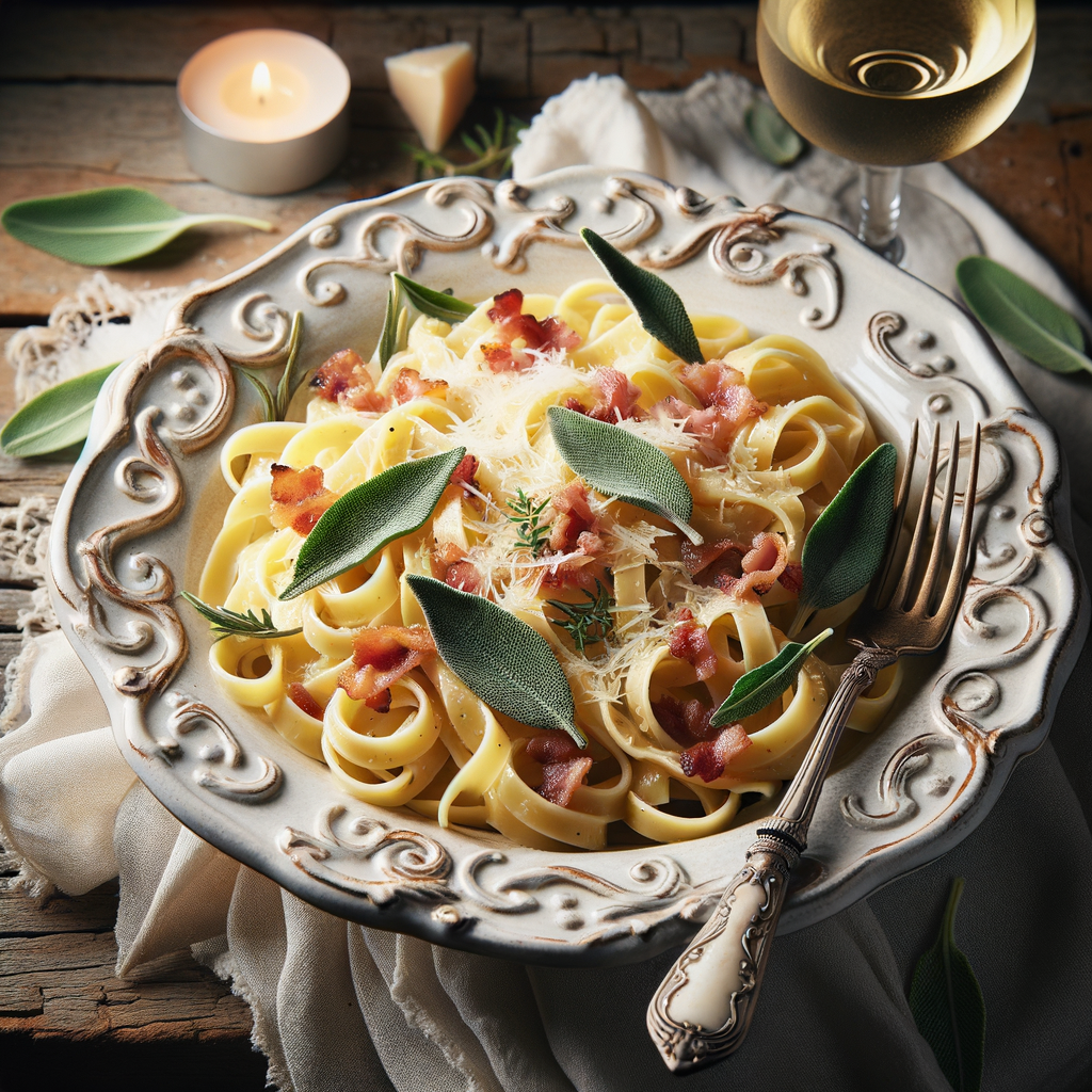 Bacon and Sage Italian Pasta Recipe