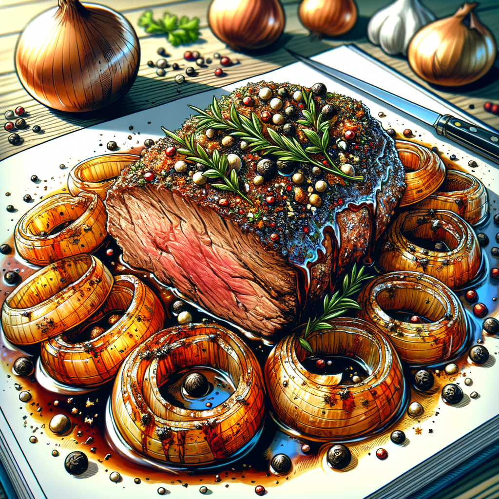 Roast Beef with Caramelized Onions Recipe