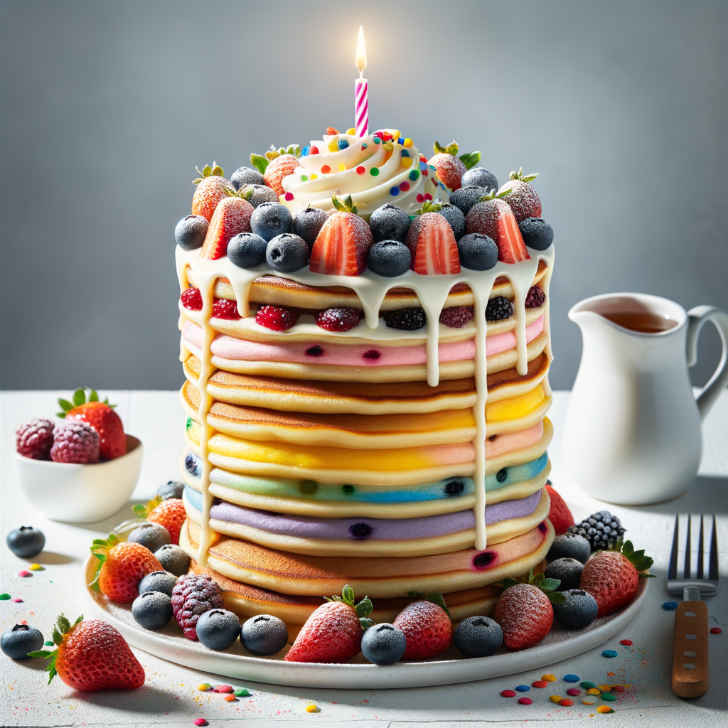 Birthday Cake Pancakes Recipe - Fun Breakfast Idea