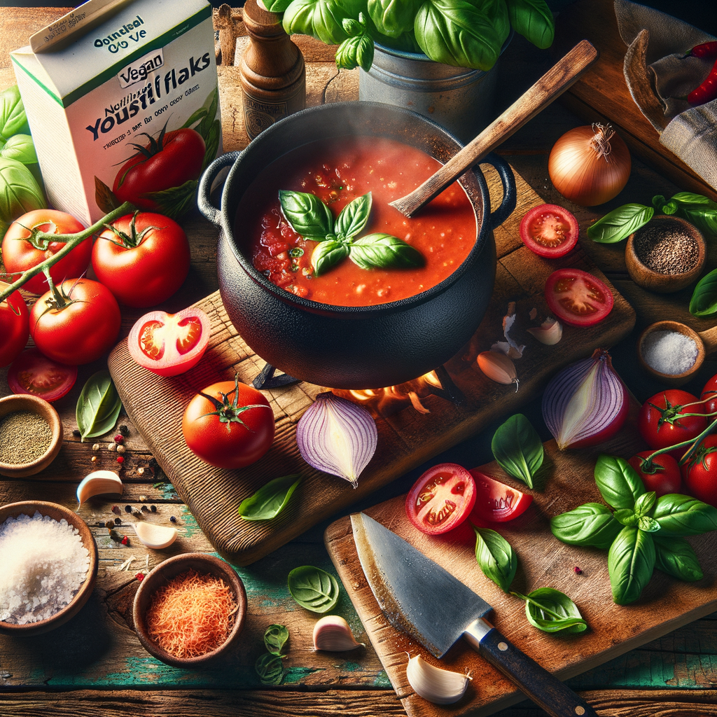 Vegan Tomato Basil Soup Recipe