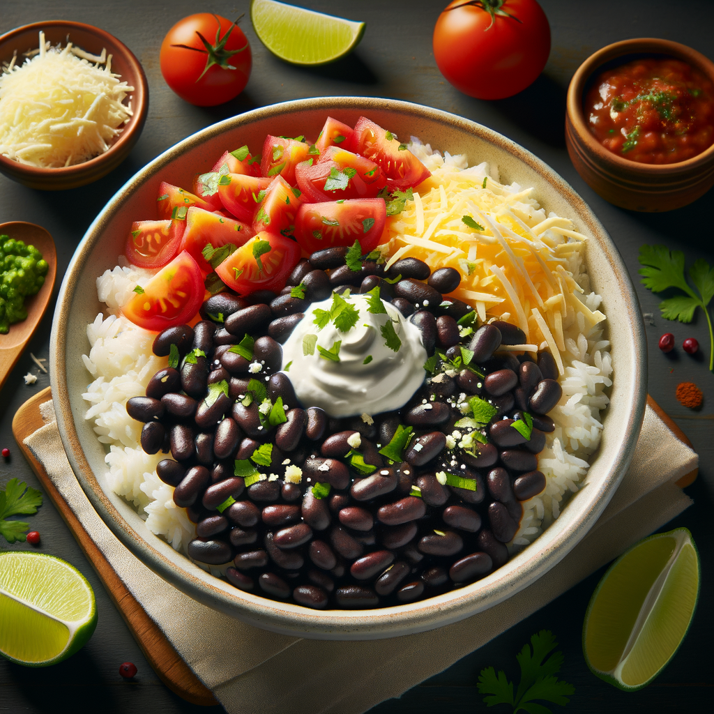 Mexican Black Bean and Rice Bowl Recipe