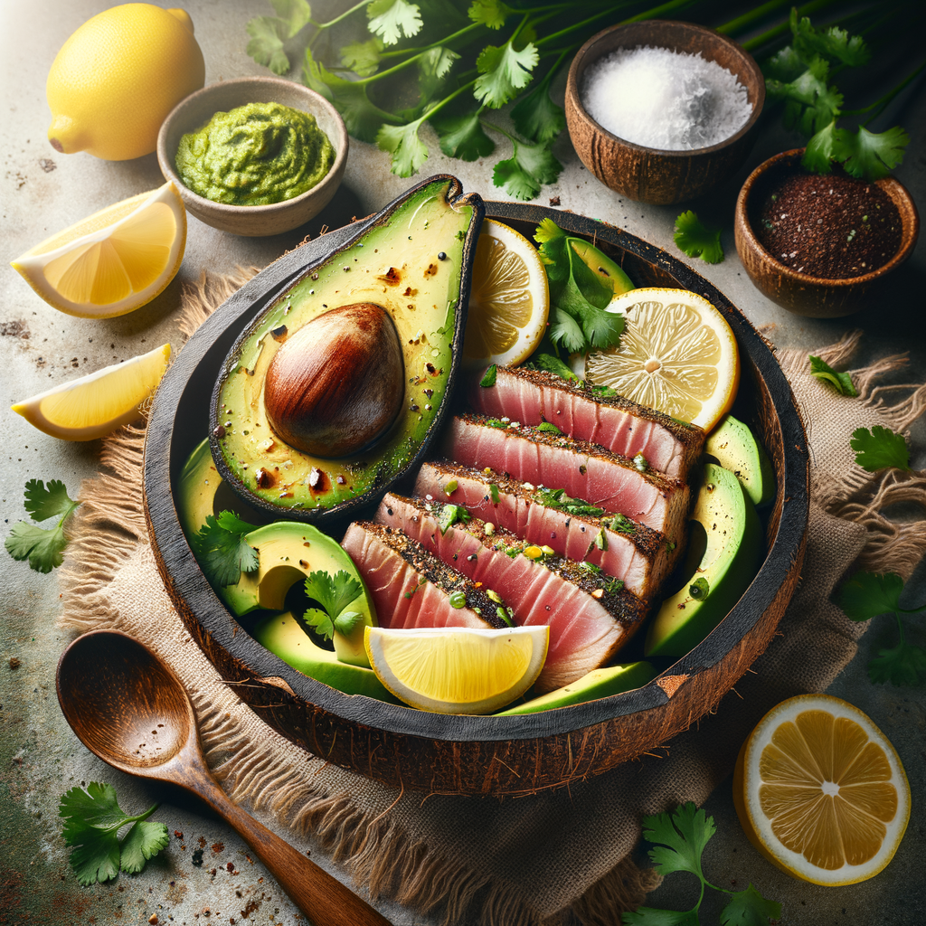 Keto Tuna & Avocado Coconut Bowl Recipe