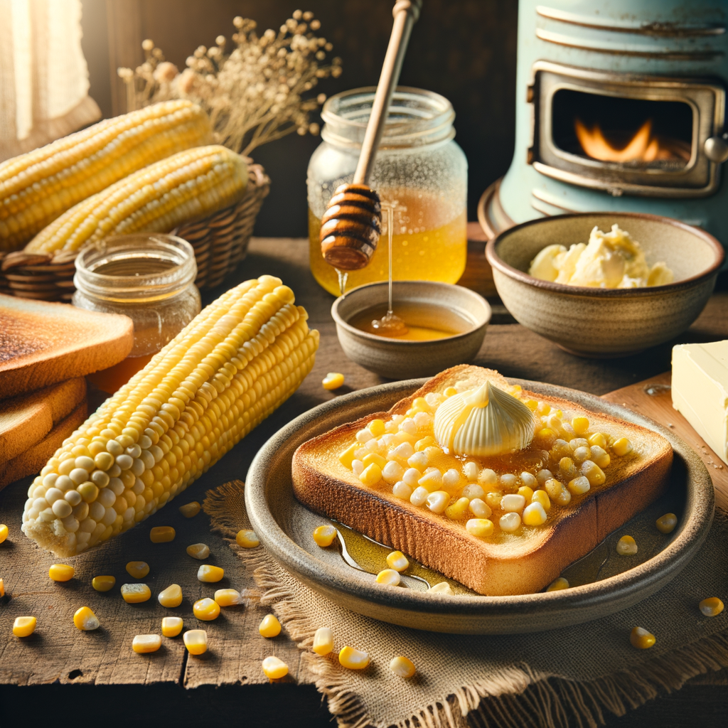 Corn and Honey Butter Toast Recipe